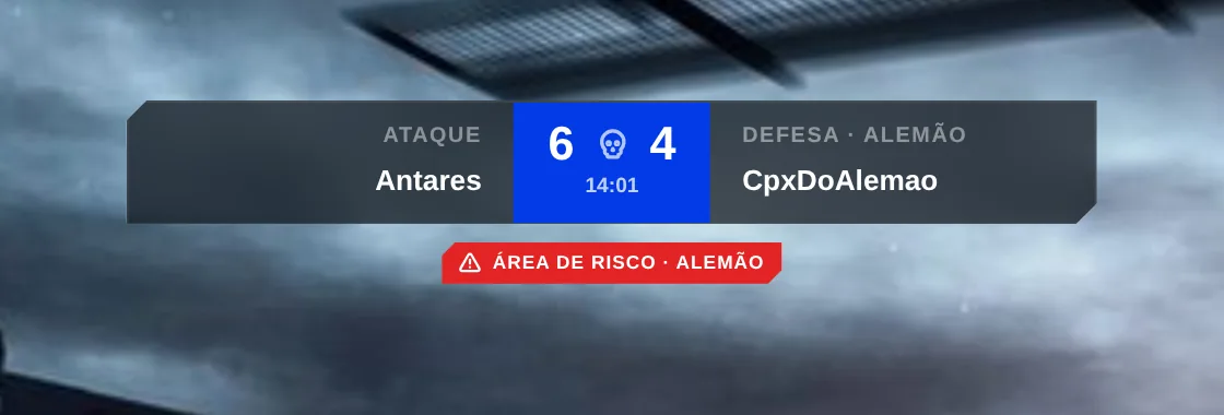 Placar ao vivo do baque